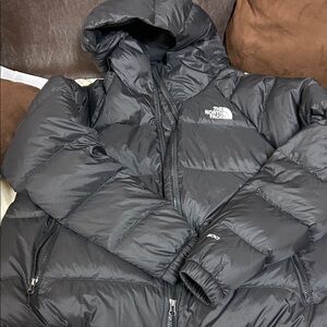 The North Face Black Puffer Jacket with Hood